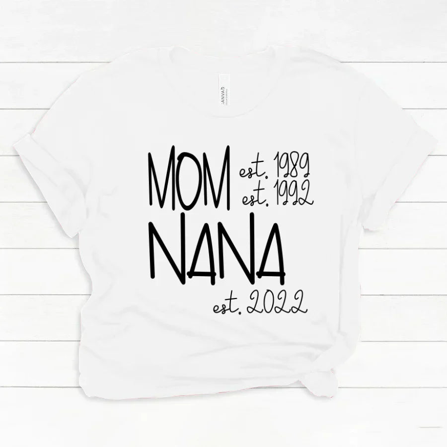 Mom Nana Est VTN221125 Classic Canvas