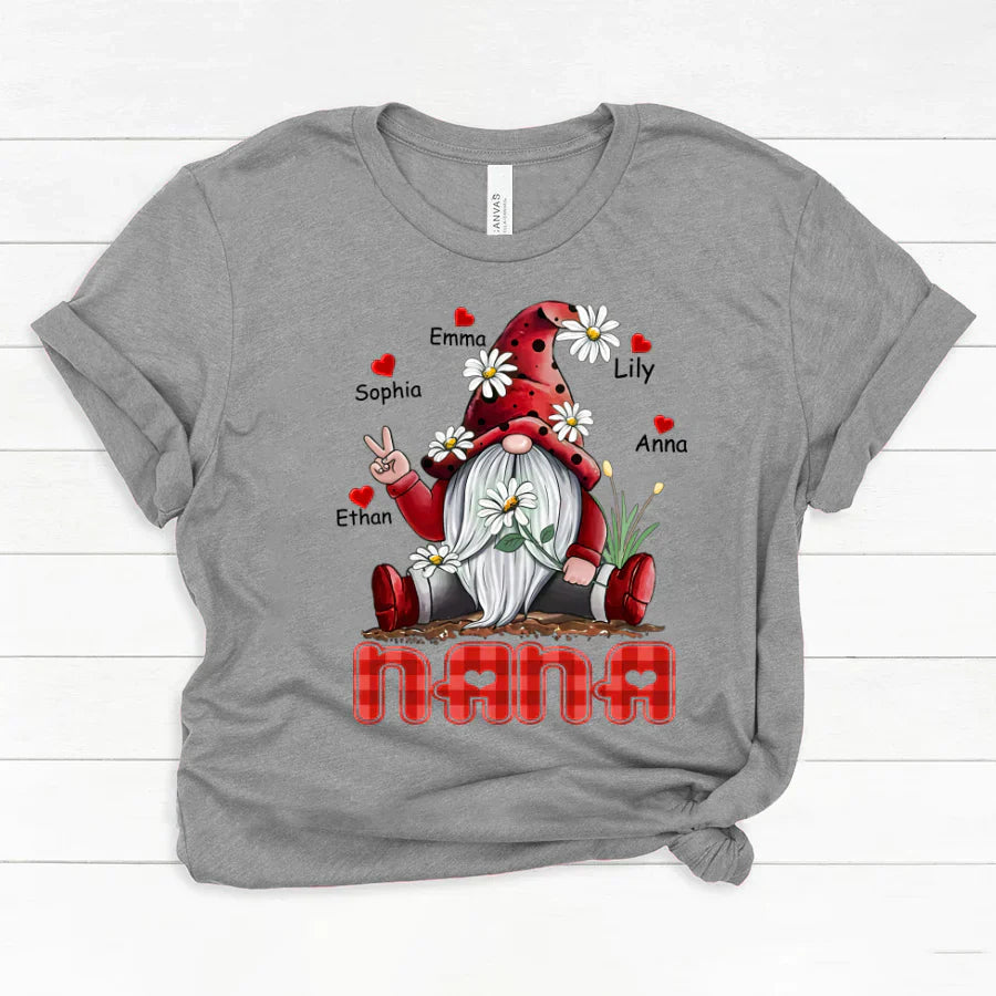Nana Gnome Heart Kids VT22120072 Classic Canvas