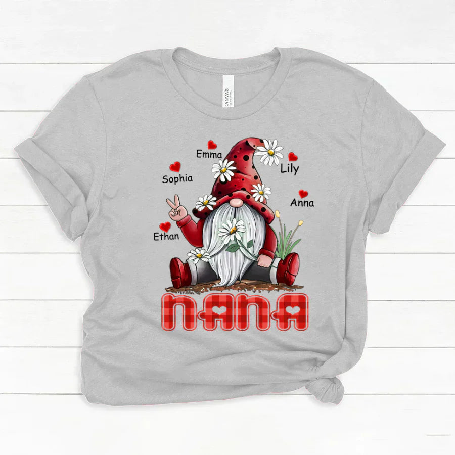 Nana Gnome Heart Kids VT22120072 Classic Canvas