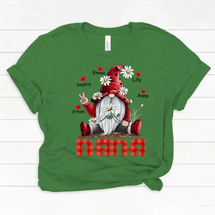 Nana Gnome Heart Kids VT22120072 Classic Canvas