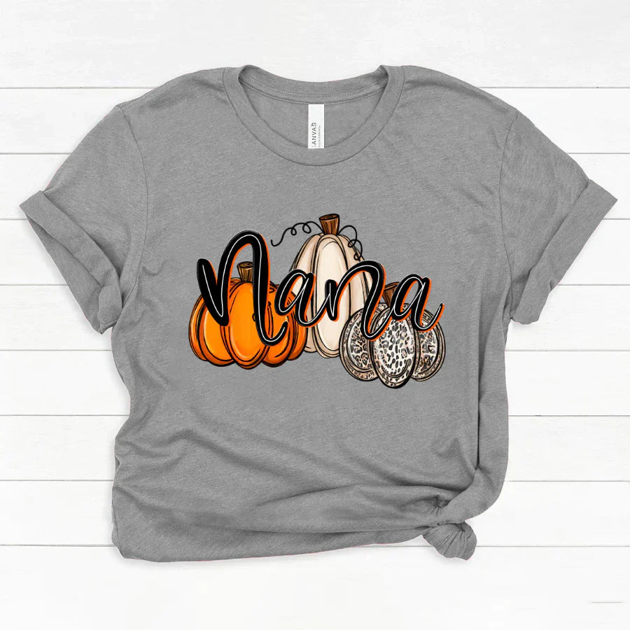 Nana Pumpkins Leopard Autumn Classic Canvas