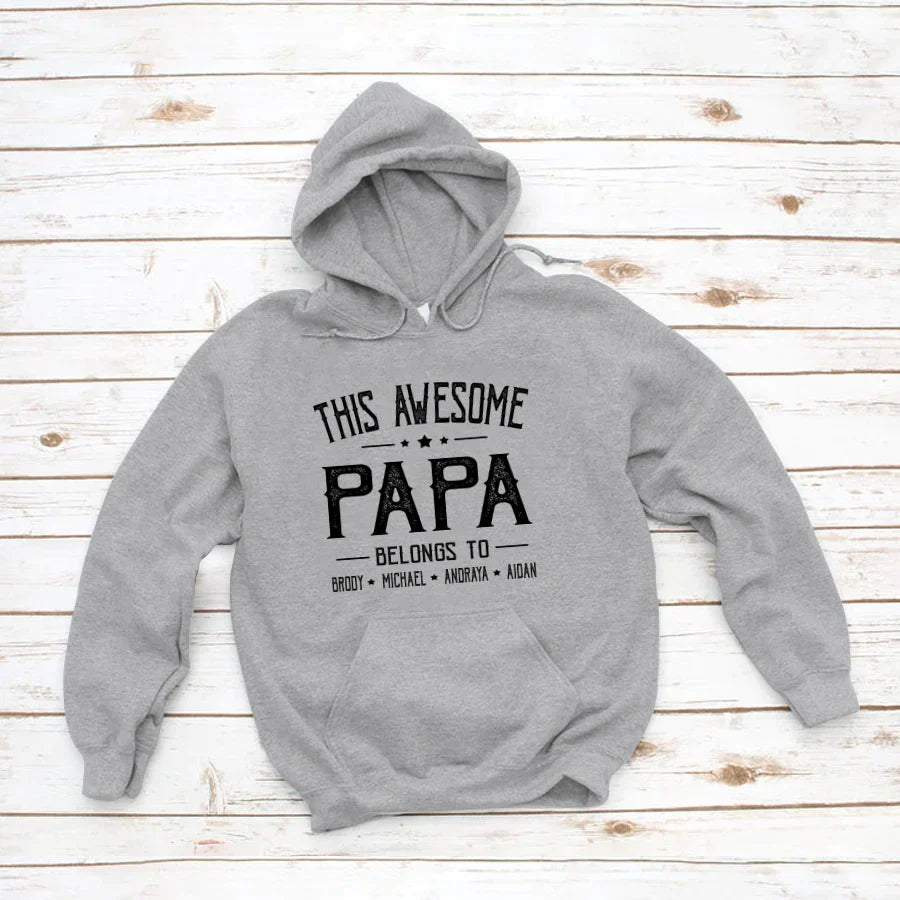 Papa And Kids Awesome VT2212002 Hoodie