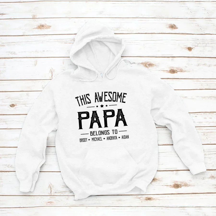 Papa And Kids Awesome VT2212002 Hoodie