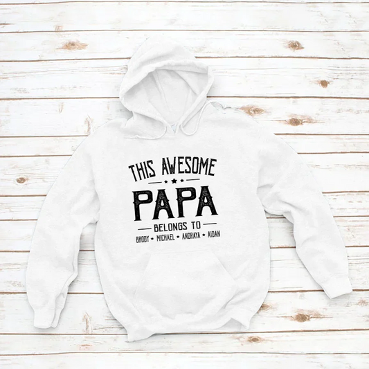Papa And Kids Awesome VT2212002 Hoodie