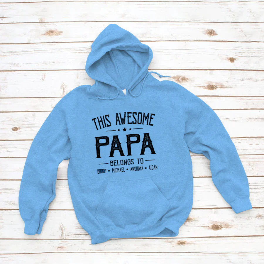 Papa And Kids Awesome VT2212002 Hoodie