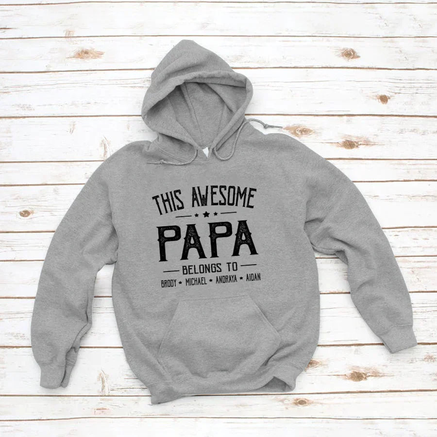 Papa And Kids Awesome VT2212002 Hoodie