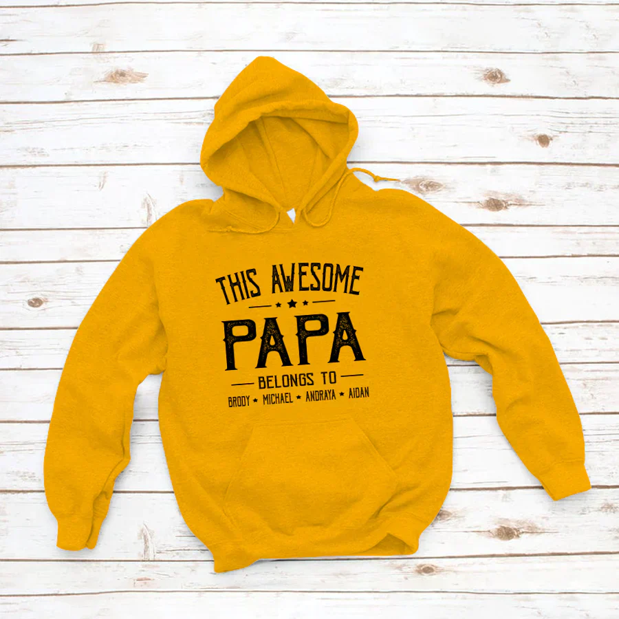 Papa And Kids Awesome VT2212002 Hoodie