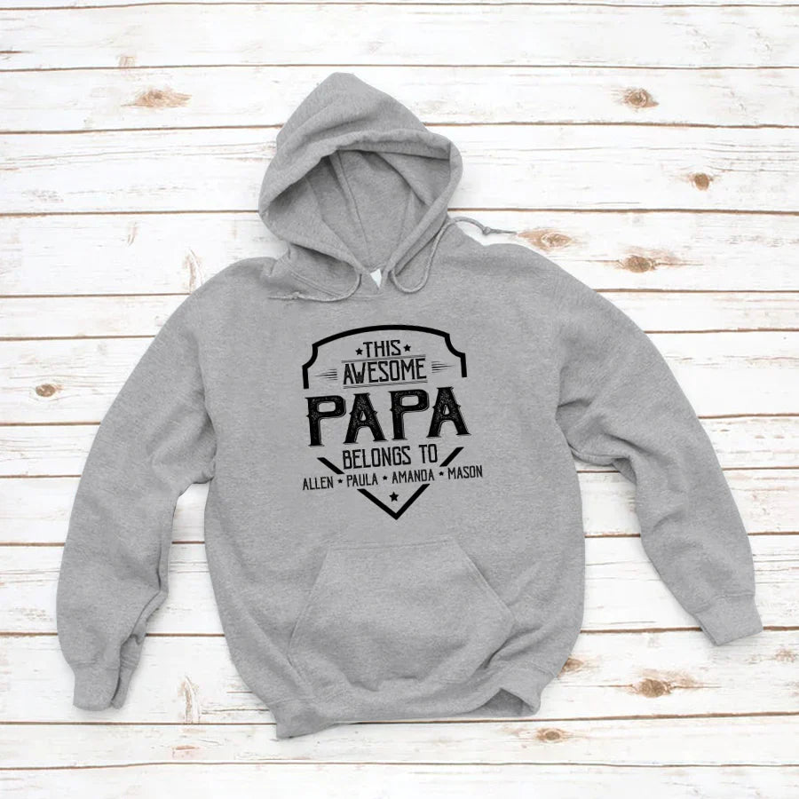 Papa Awesome Kids VT22120052 Hoodie