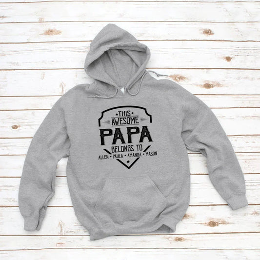 Papa Awesome Kids VT22120052 Hoodie