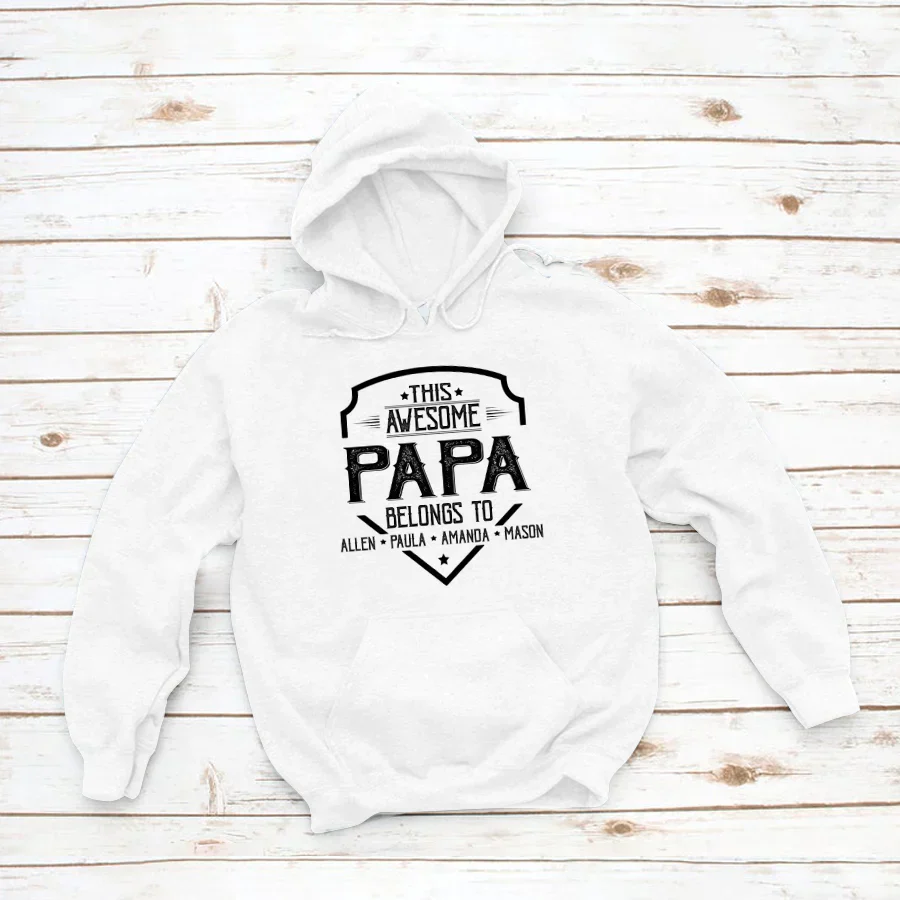 Papa Awesome Kids VT22120052 Hoodie