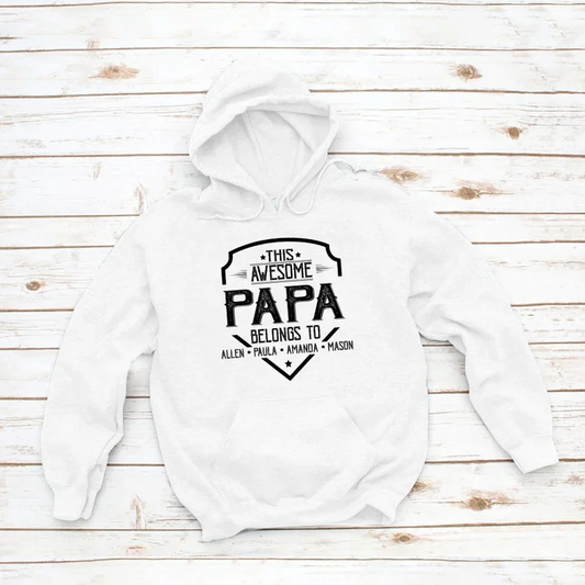 Papa Awesome Kids VT22120052 Hoodie