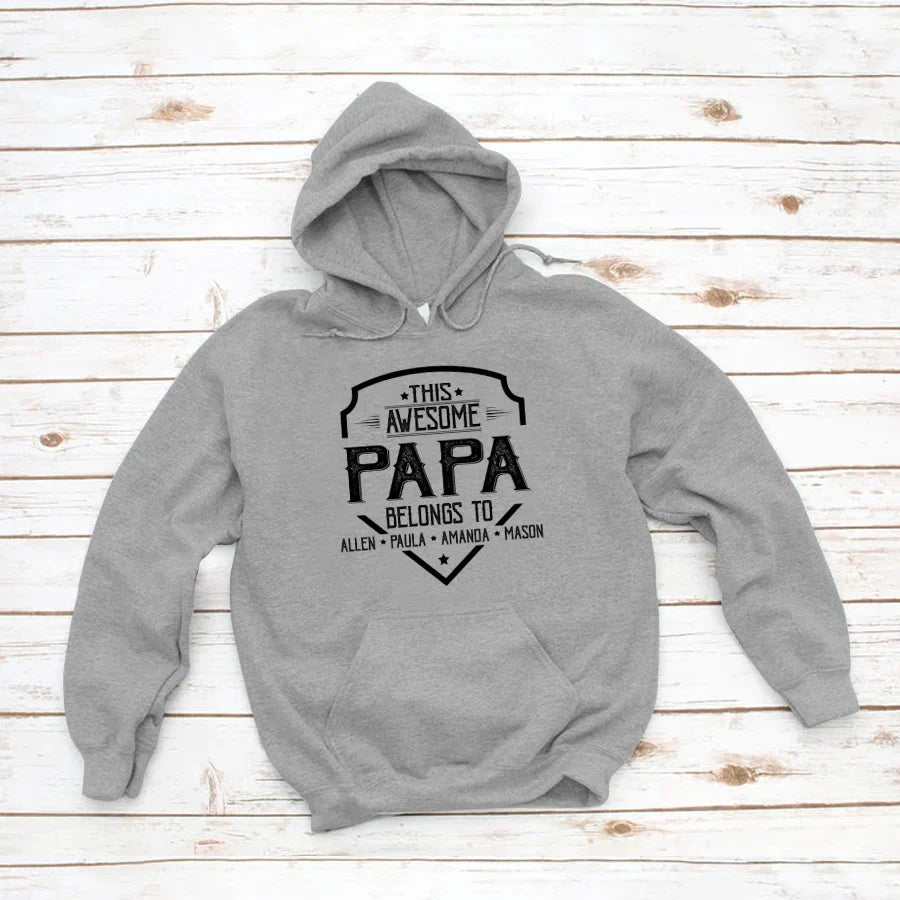 Papa Awesome Kids VT22120052 Hoodie