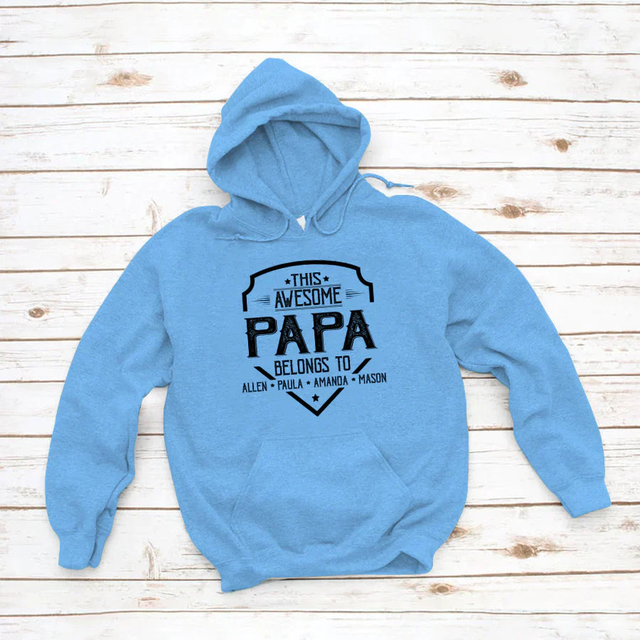 Papa Awesome Kids VT22120052 Hoodie