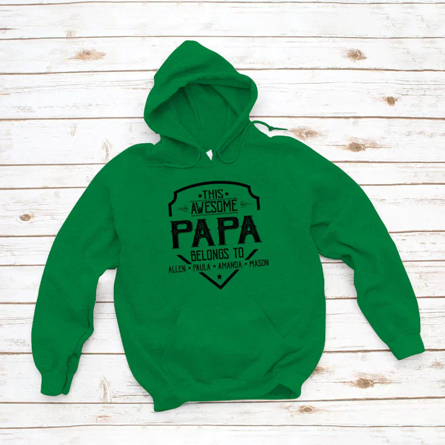 Papa Awesome Kids VT22120052 Hoodie