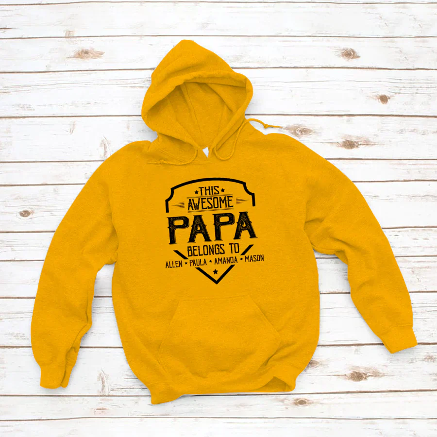Papa Awesome Kids VT22120052 Hoodie