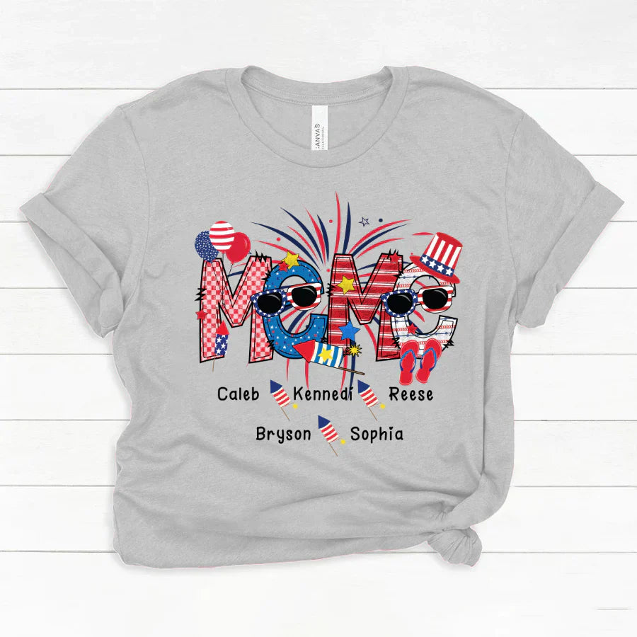 Patriotic Doodle 4th Of July Meme And Grandkid CTH01 Classic Canvas