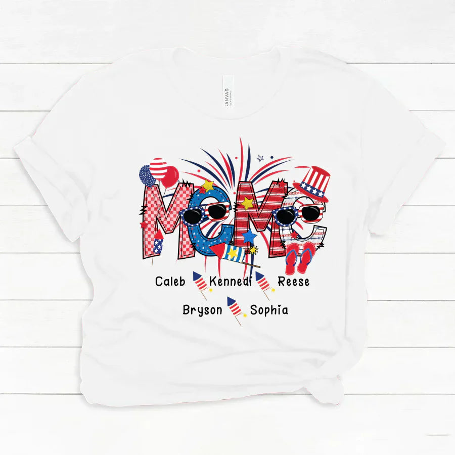 Patriotic Doodle 4th Of July Meme And Grandkid CTH01 Classic Canvas
