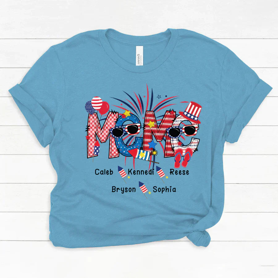 Patriotic Doodle 4th Of July Meme And Grandkid CTH01 Classic Canvas