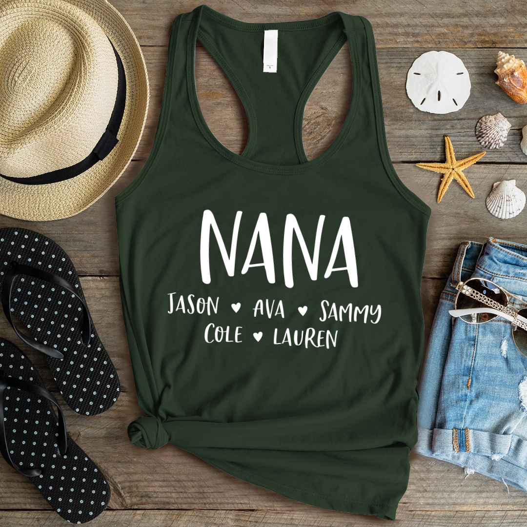 Personalized Nana Shirt, Mother's Day Gifts For Grandma