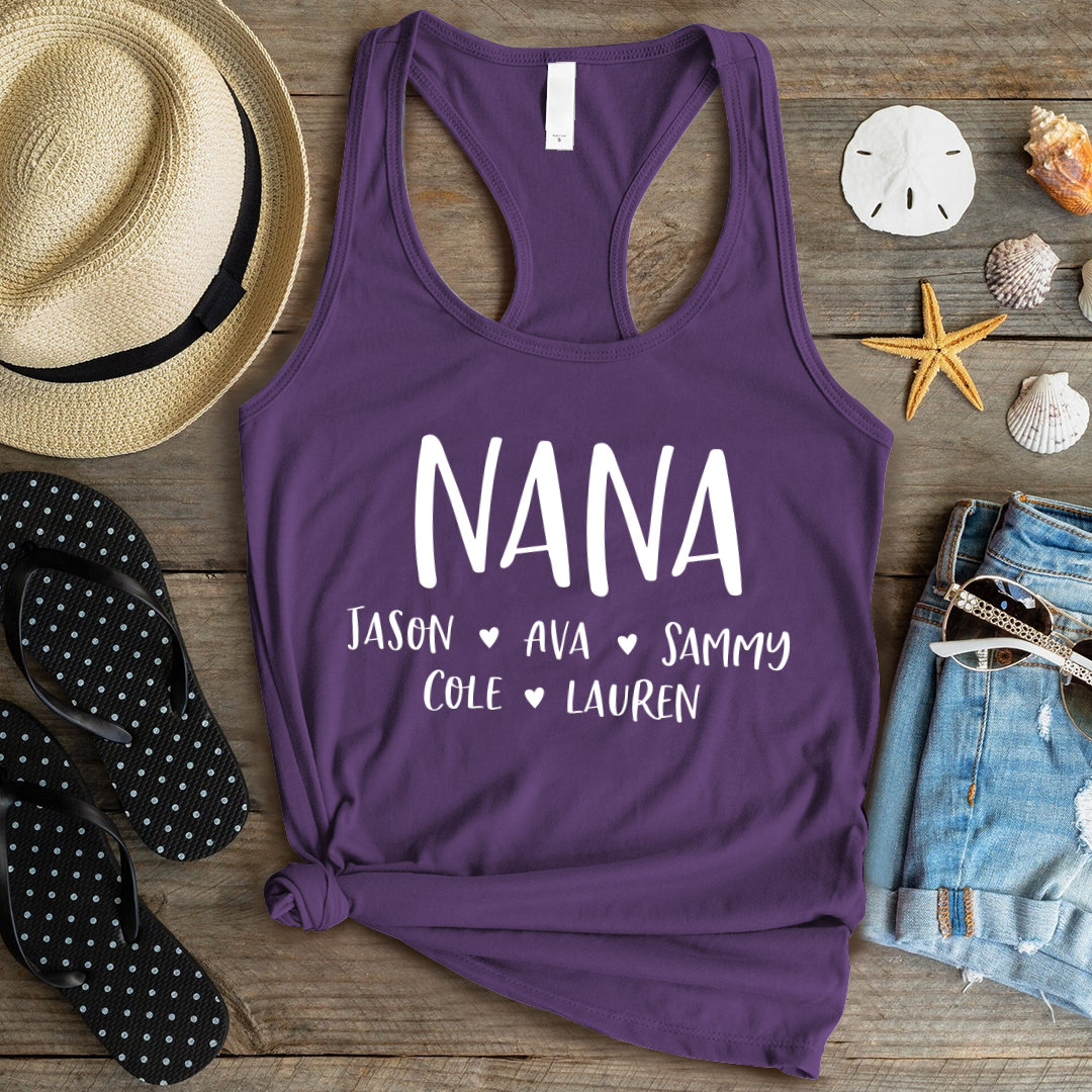 Personalized Nana Shirt, Mother's Day Gifts For Grandma