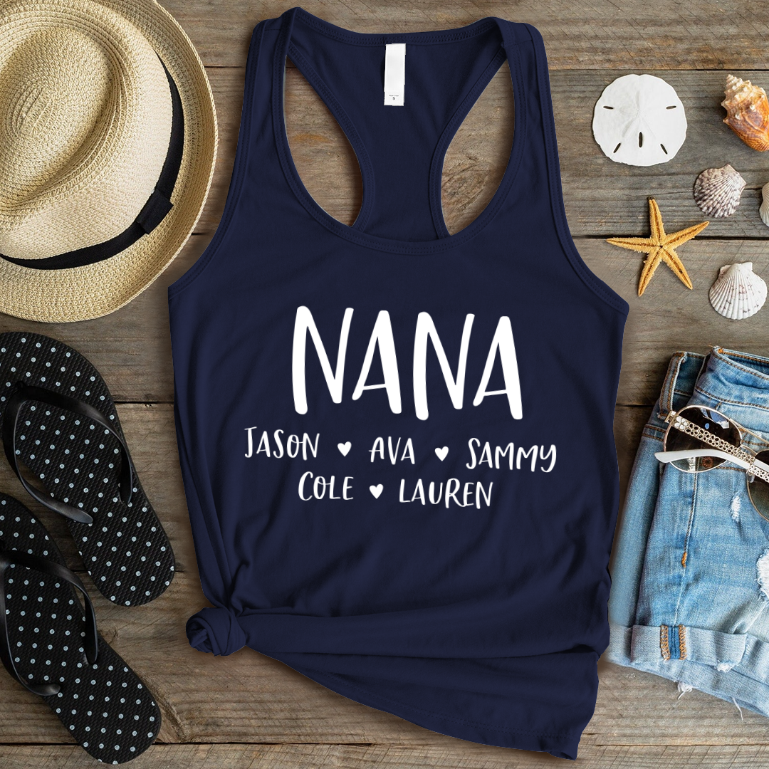 Personalized Nana Shirt, Mother's Day Gifts For Grandma