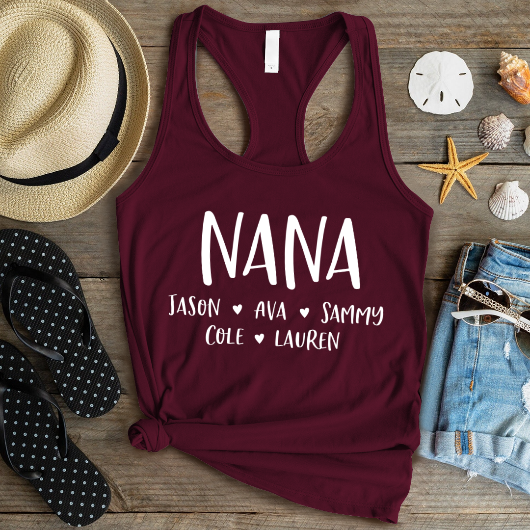 Personalized Nana Shirt, Mother's Day Gifts For Grandma