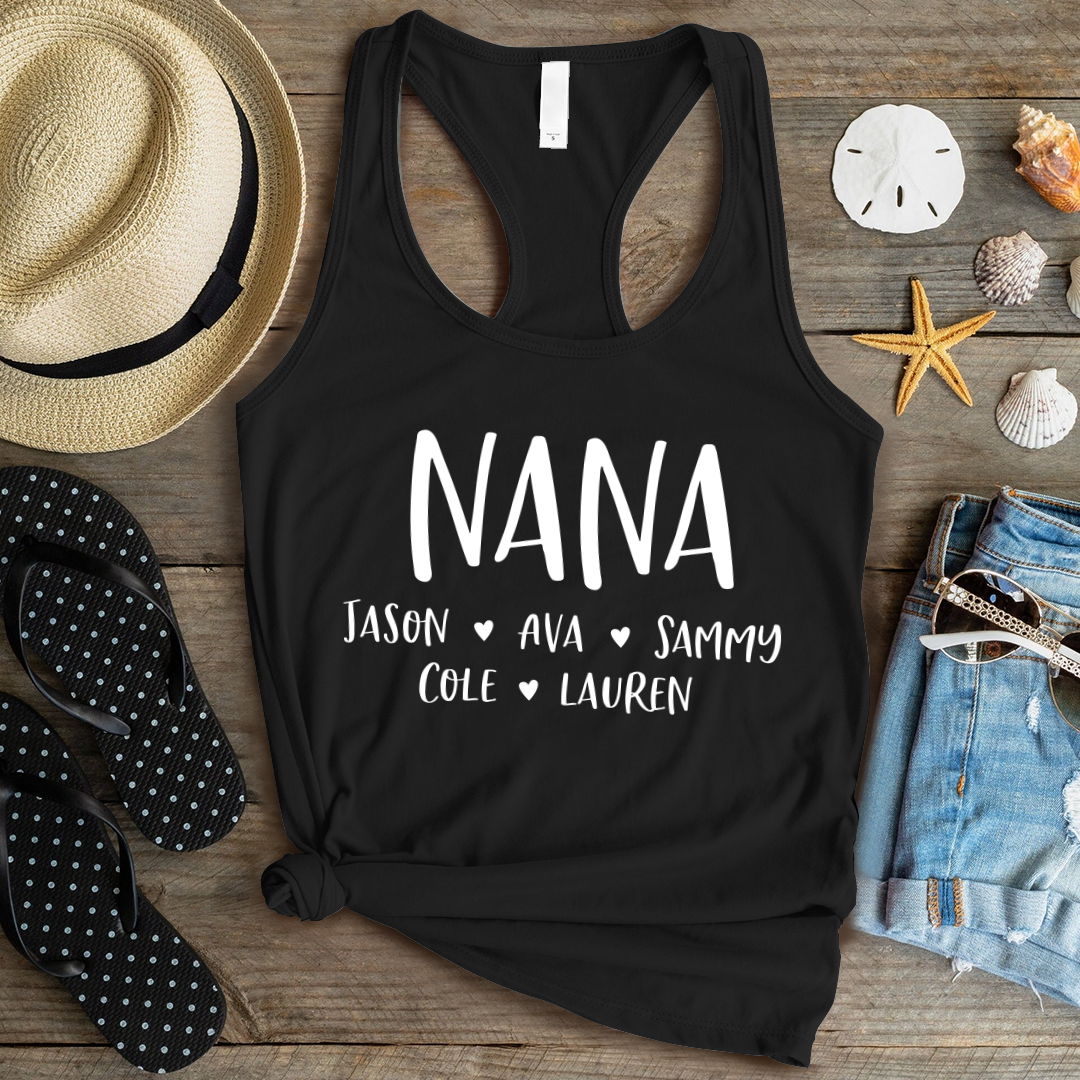 Personalized Nana Shirt, Mother's Day Gifts For Grandma