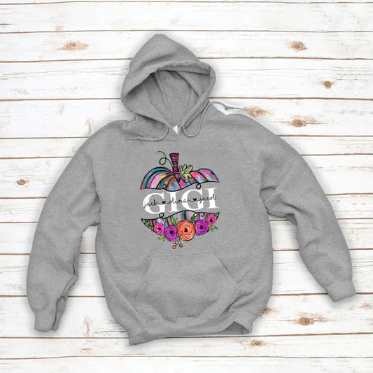 Personalized Gigi Painted Pumpkin 2022 Hoodie