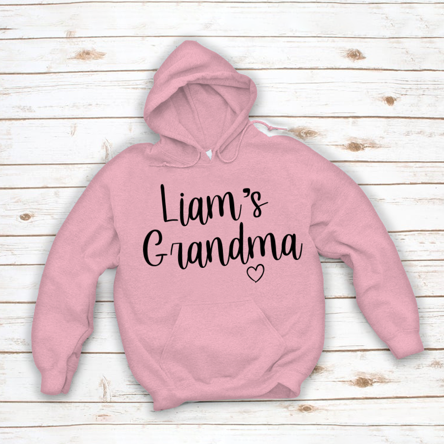 Personalized Grandma Kid Name Custom Names Mother's Day Hoodie