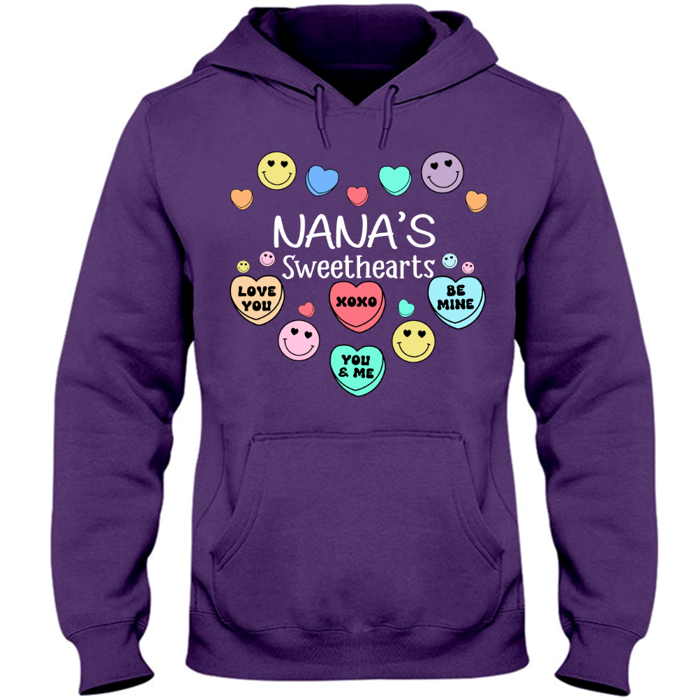 Personalized nana's sweethearts xoxo valentine Hoodie