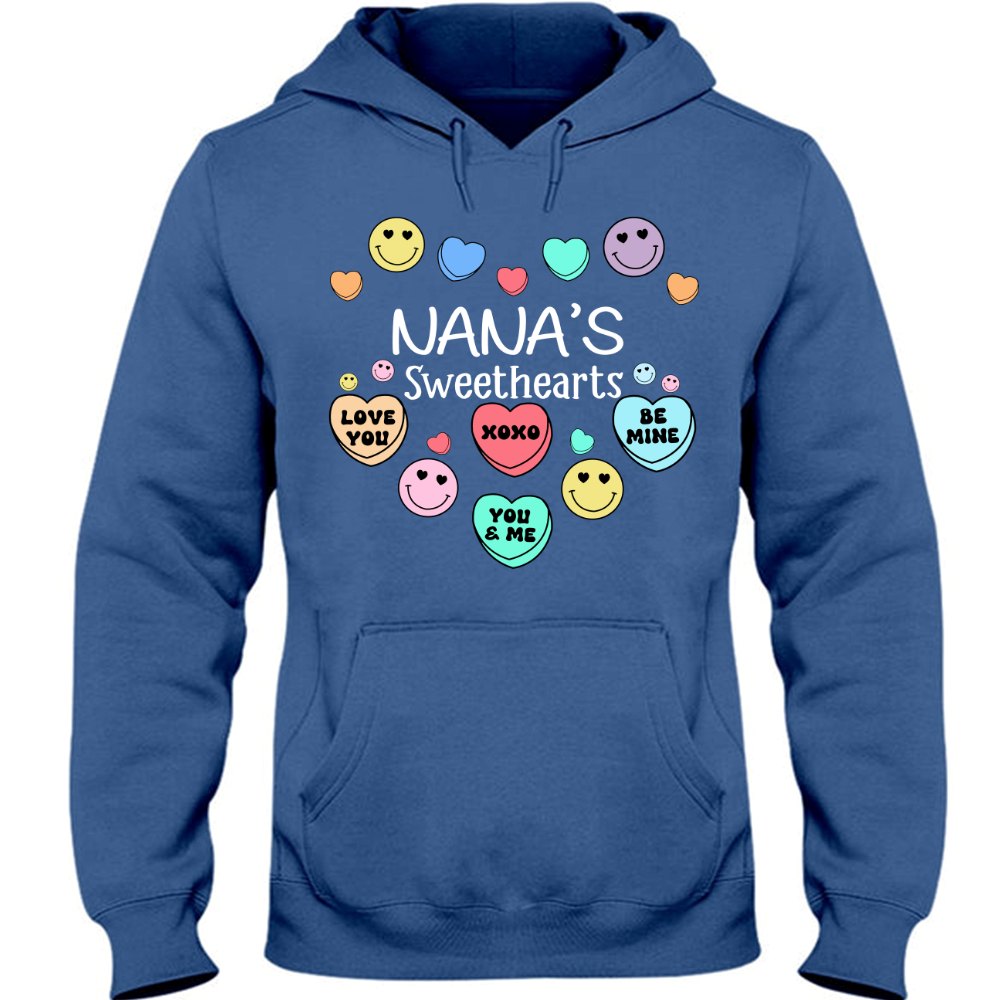 Personalized nana's sweethearts xoxo valentine Hoodie