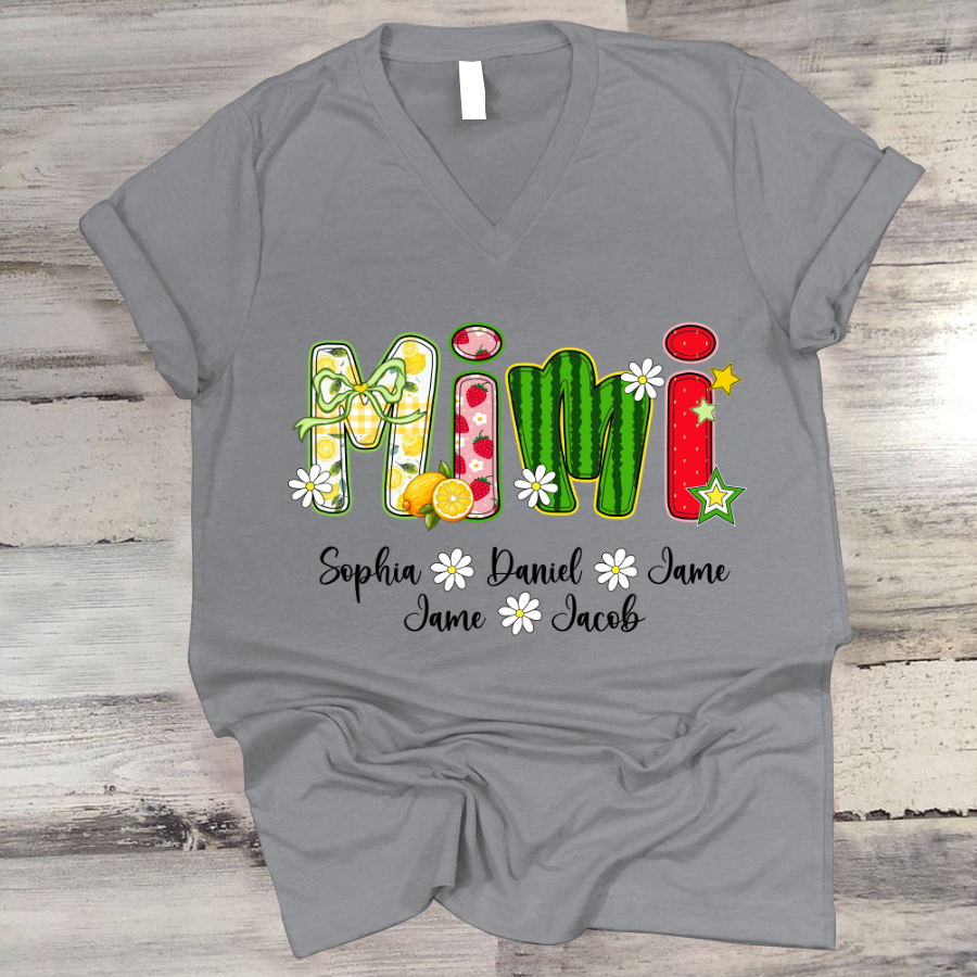 Summer Fruit Design Personalized Gift Mimi with Grandkids