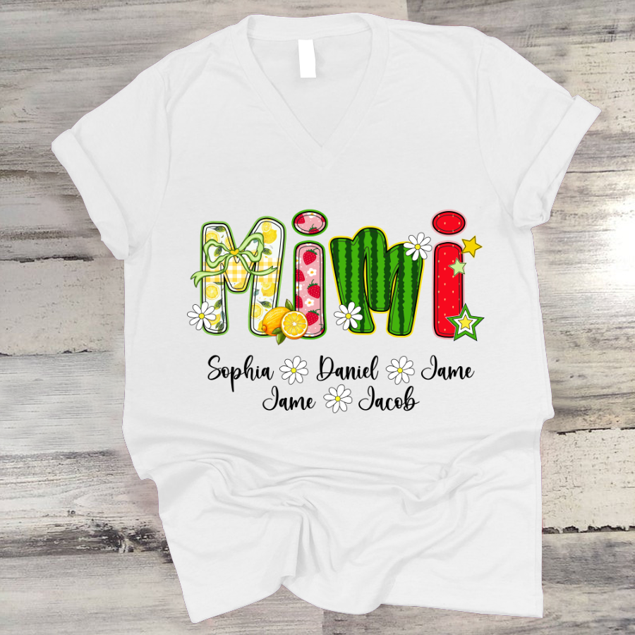 Summer Fruit Design Personalized Gift Mimi with Grandkids
