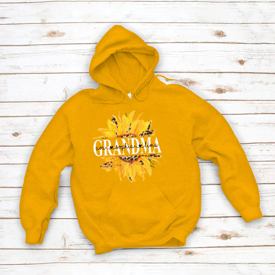 Sunflowers Grandma And Kids VTN221126 Hoodie