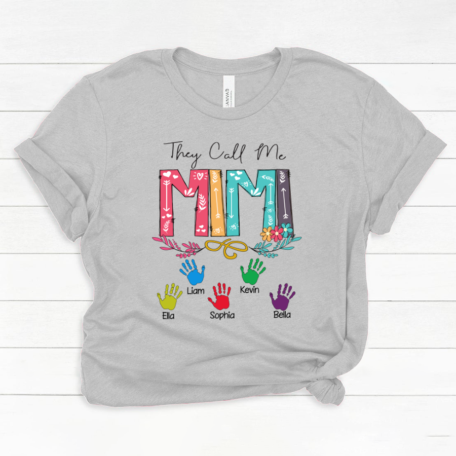 They Call Me Mimi Hands Mother's Day Classic Canvas