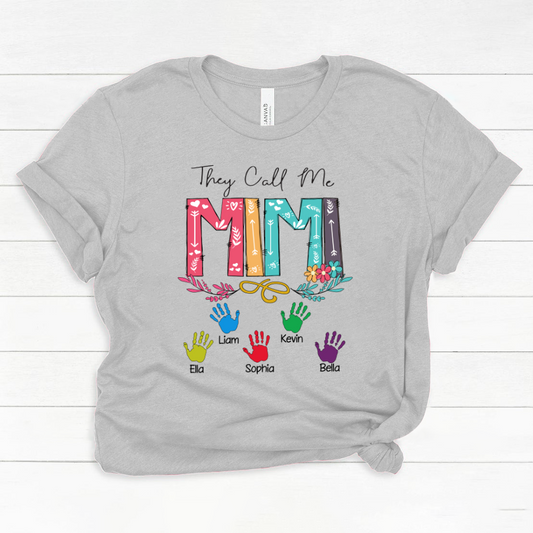 They Call Me Mimi Hands Mother's Day Classic Canvas