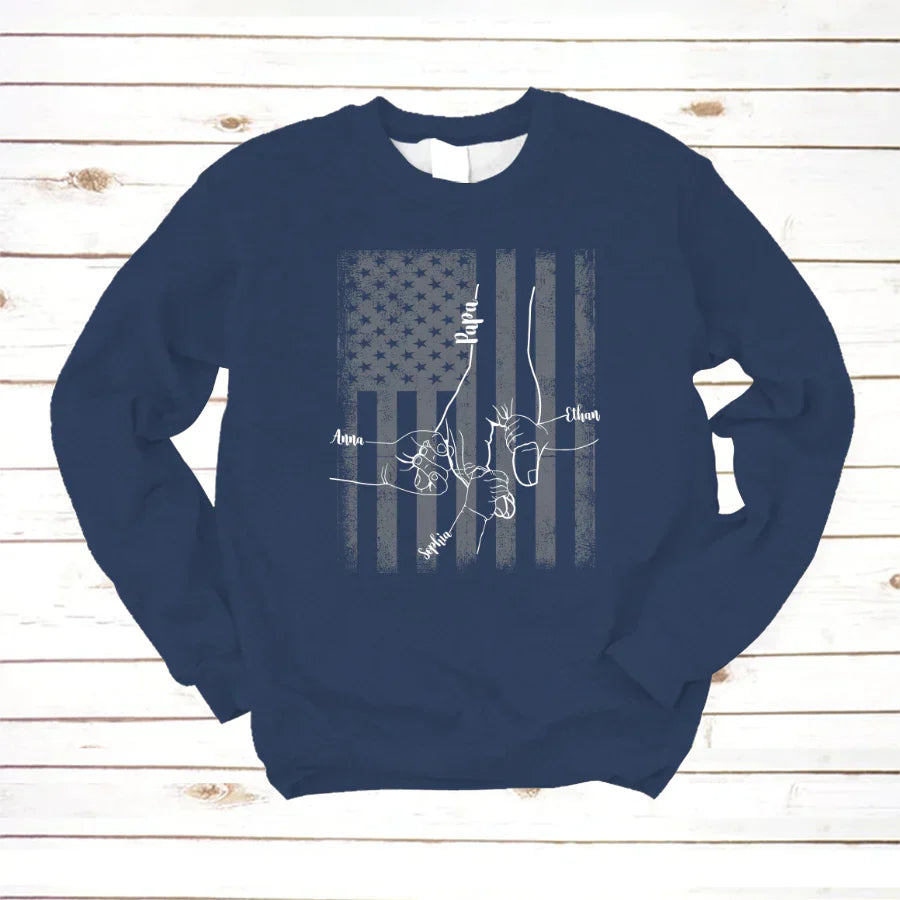They Call Me Papa Hands Flag VTN221126 Sweatshirt