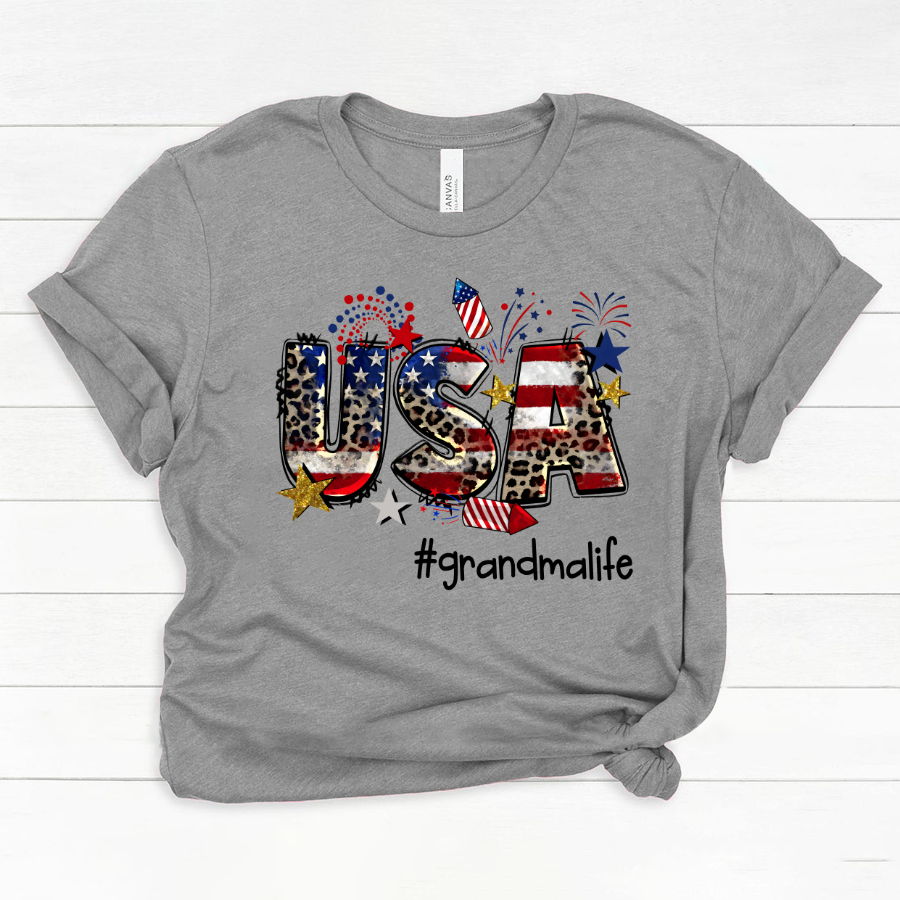 USA 4th of July  grandmalife CL01 Classic Canvas