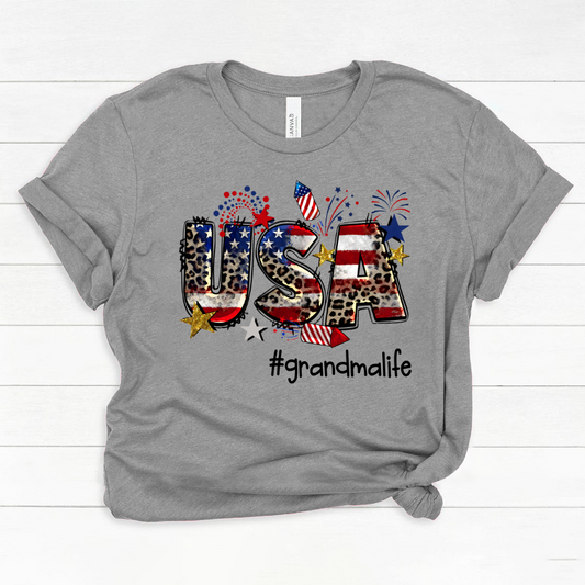 USA 4th of July  grandmalife CL01 Classic Canvas