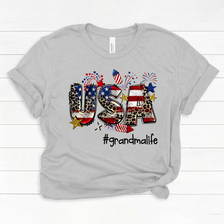 USA 4th of July  grandmalife CL01 Classic Canvas