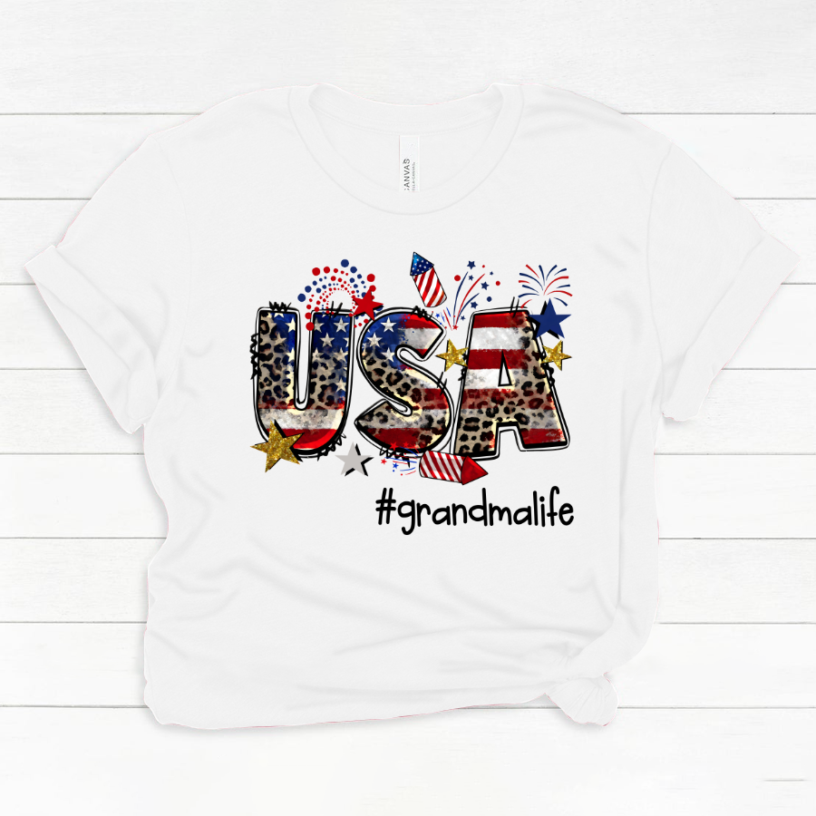 USA 4th of July  grandmalife CL01 Classic Canvas