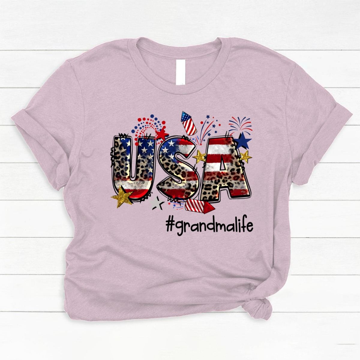 USA 4th of July  grandmalife CL01 Classic Canvas