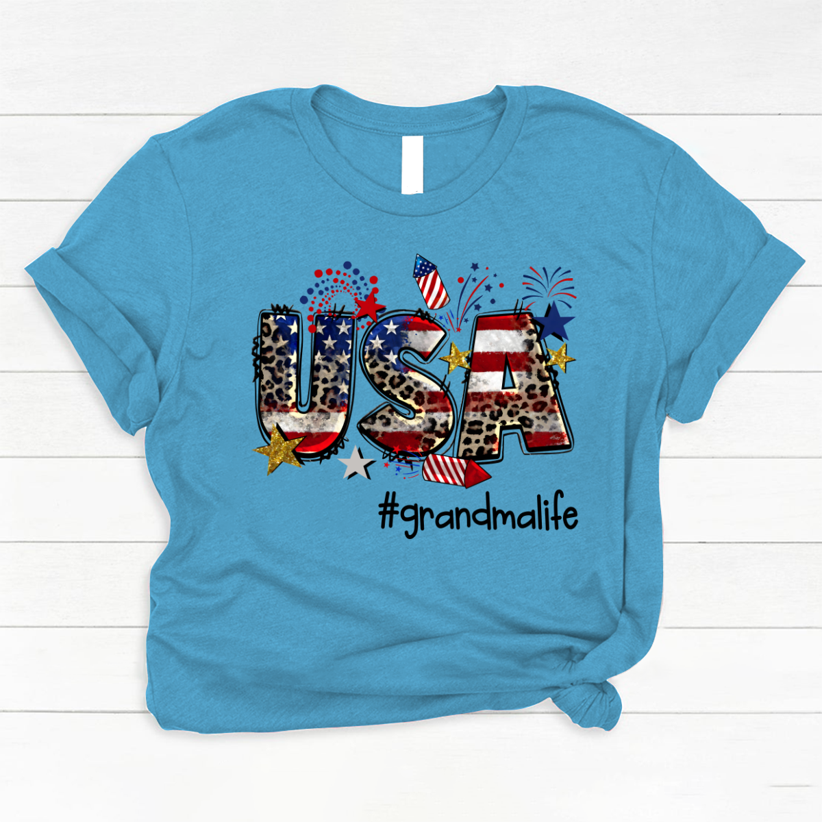 USA 4th of July  grandmalife CL01 Classic Canvas