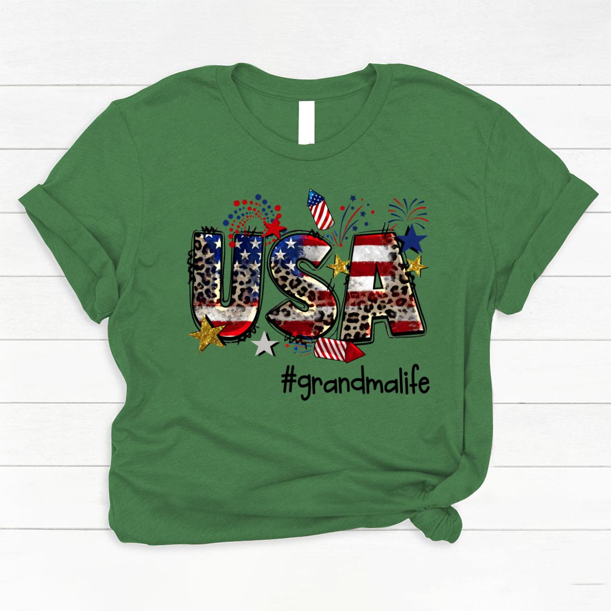 USA 4th of July  grandmalife CL01 Classic Canvas