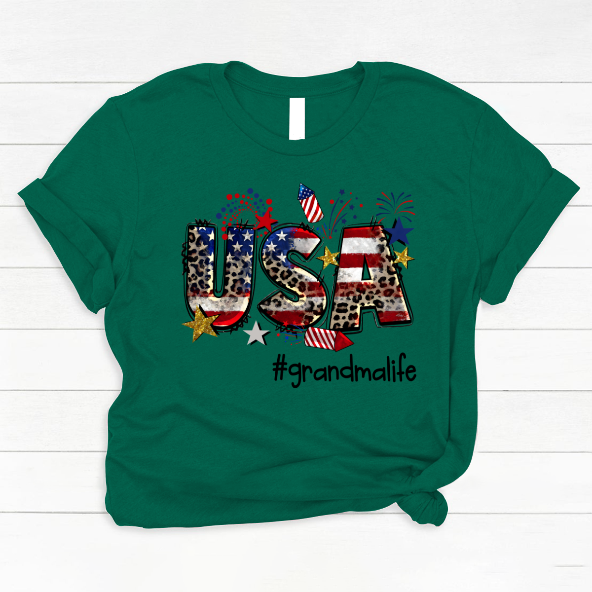 USA 4th of July  grandmalife CL01 Classic Canvas