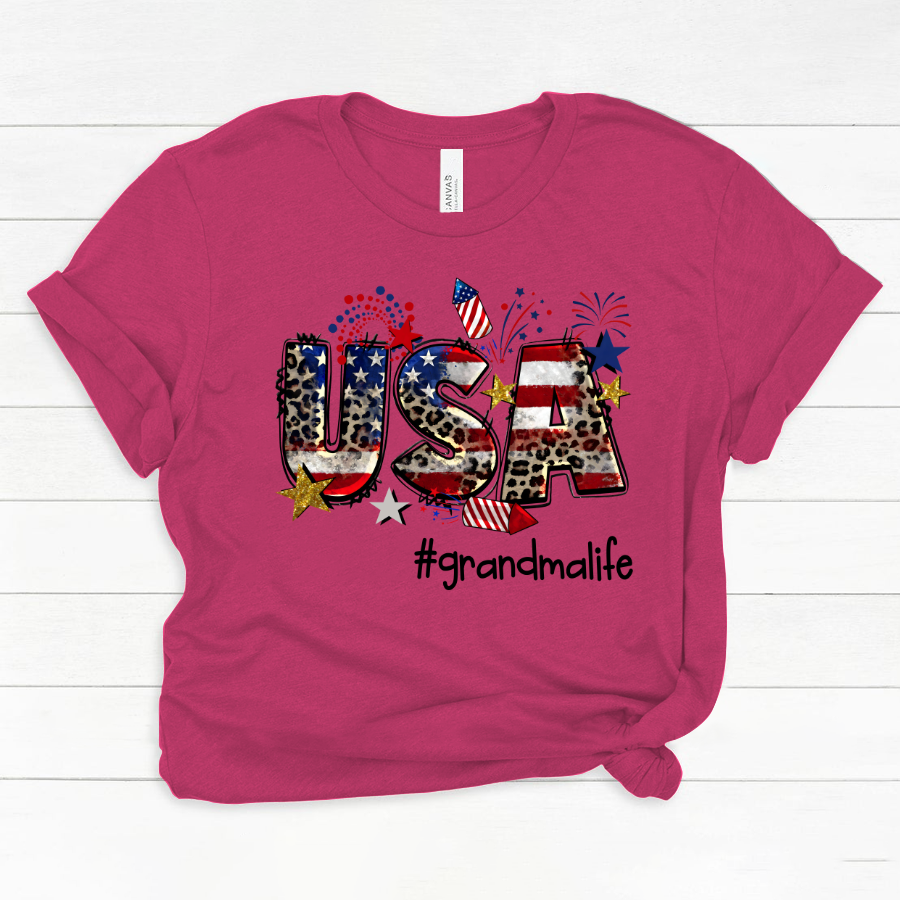 USA 4th of July  grandmalife CL01 Classic Canvas