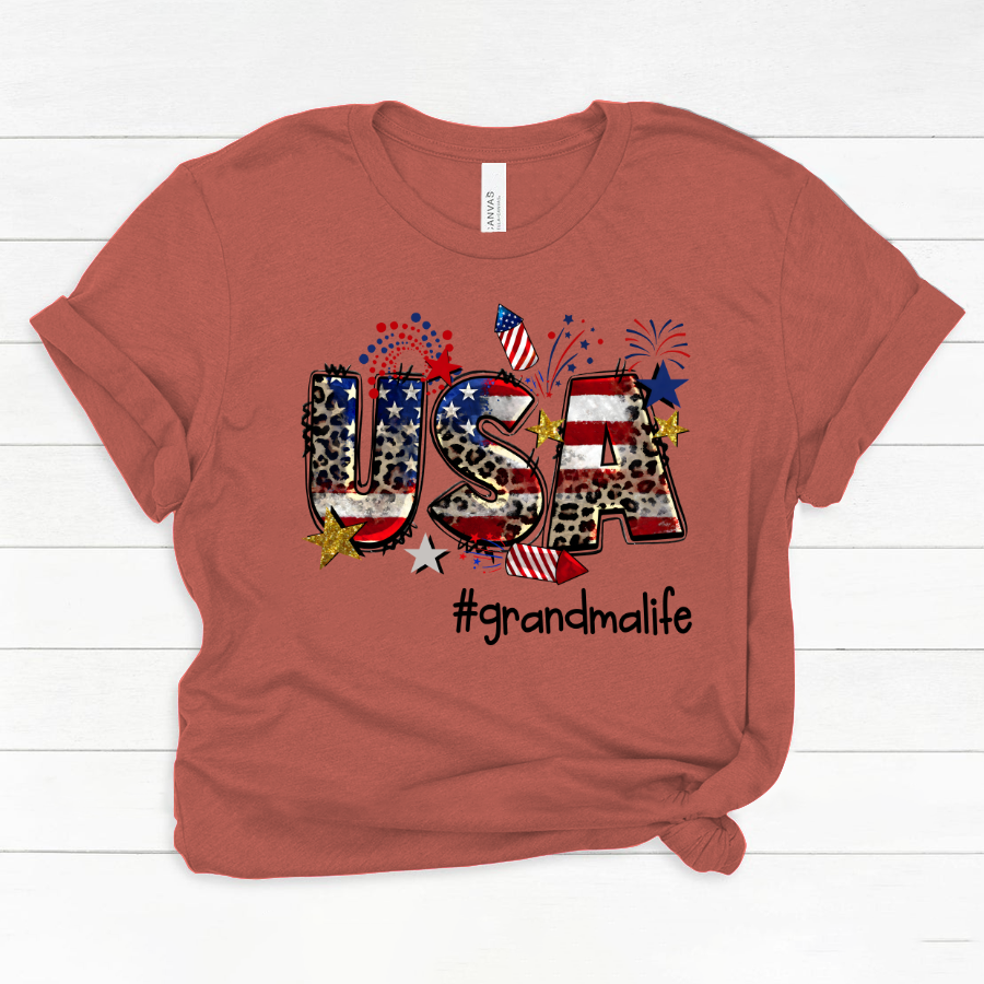 USA 4th of July  grandmalife CL01 Classic Canvas