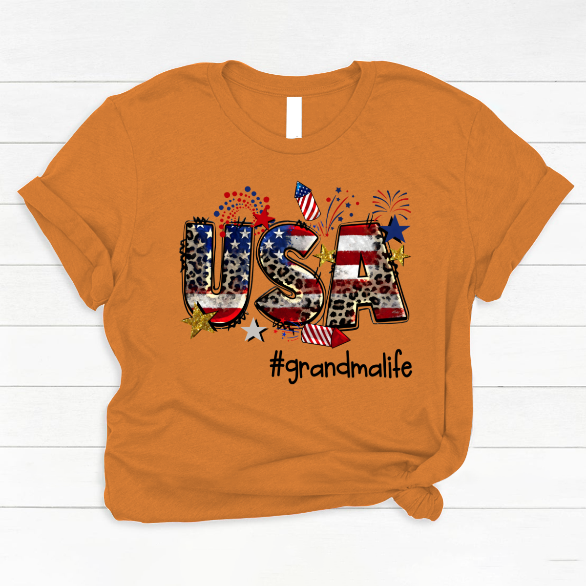 USA 4th of July  grandmalife CL01 Classic Canvas