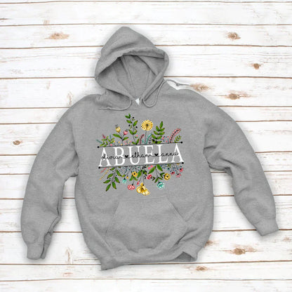 Wildflowers Abuela And Grandkids Hoodie