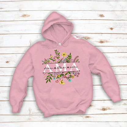 Wildflowers Ama And Grandkids Hoodie